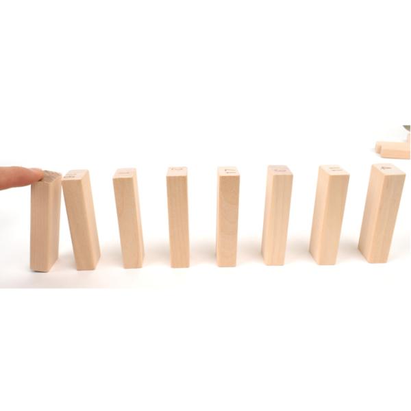 Oz Toy деревянная игра Jenga высокого класса 48p, разные цвета