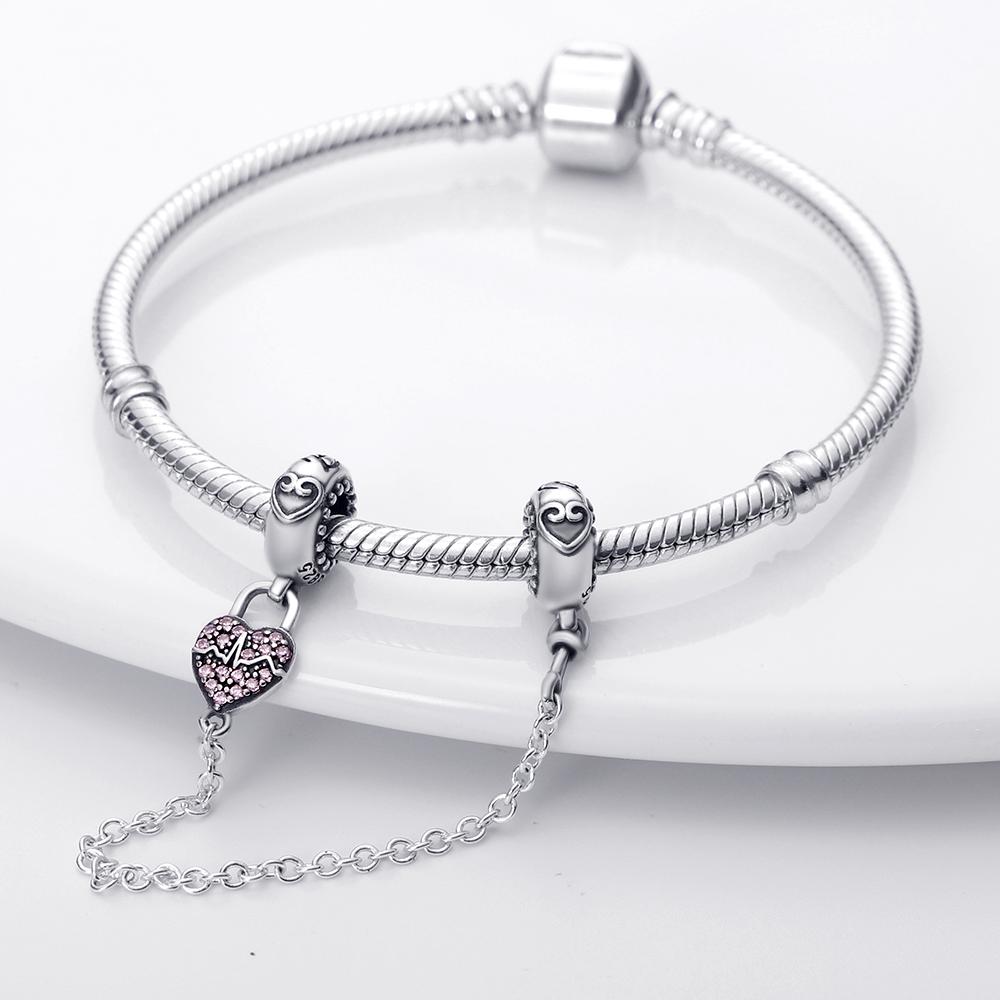 New 925 Silver Color Evil Eye Stars Moon Butterfly Cat Safety Chains Charms Beads Fit Diy 925 Bracelets DIY Jewelry