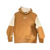 Casual Comfortable Skin-Friendly Hooded Sports Splicing College Style Sweatshirt Men Sweatshirt Khaki 536786-97