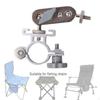 Кронштейн для крепления светильника для рыболовного ящика Съемный зажим для стула на открытом воздухе