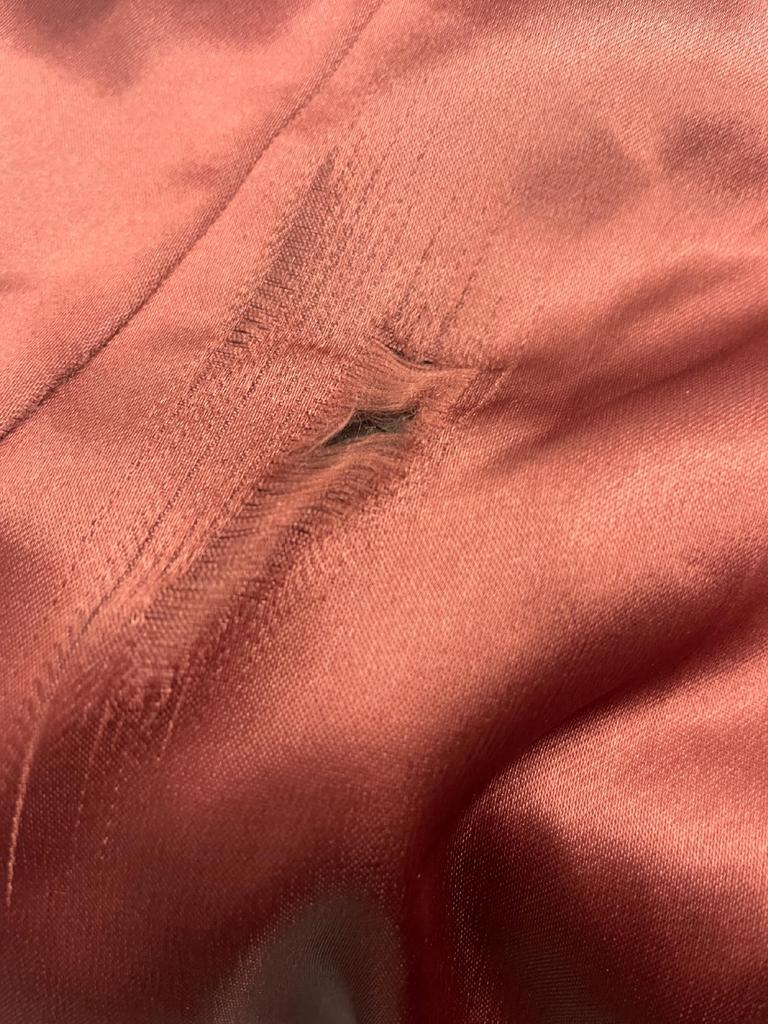 Elegant Brown Leather Jacket for Women S/M - Used