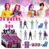24 шт. Случайная коробка-сюрприз 5-12 см Аниме K-pop Охотники на демонов Женская группа RUMI MIRA ZOEY Фигурка Экшн ПВХ Модель Игрушки Украшения Подарки