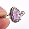 Кольцо из чистого серебра 925 пробы с натуральным аметрином, размер 9, t8G47