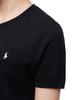 POLO RALPH LAUREN W Cotton Blend Short Sleeve Sweater - Black