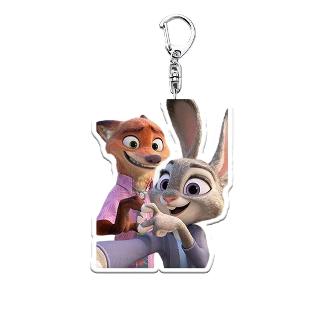 Набор из 1 аниме акрилового брелока двухсторонней подвески