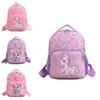 Girls Unicorn Backpack With Animal Print And Breathable Fabric For Preschool Classroom Use
