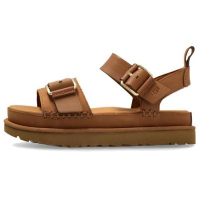 Goldenstar Villa Модные универсальные шлепанцы Женские сандалии Коричневые 1167392-CHE