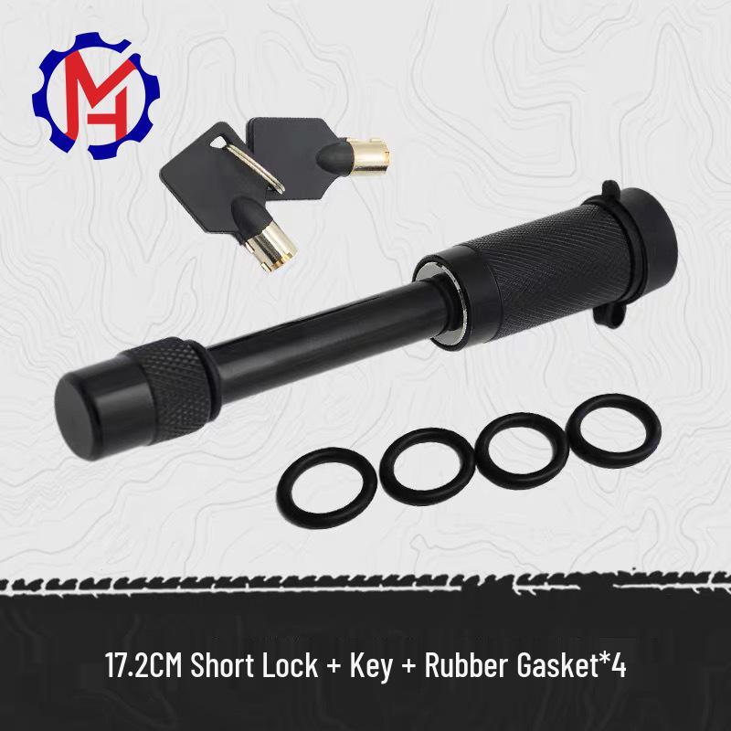 Универсальный фиксатор сцепного устройства Замок для фаркопа прицепа с антикоррозийным ремешком и 2 ключами для защиты от кражи