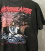 Футболка унисекс Annihilator band Set The World On Fire Хлопок Мужская Женская Унисекс Футболка MK108
