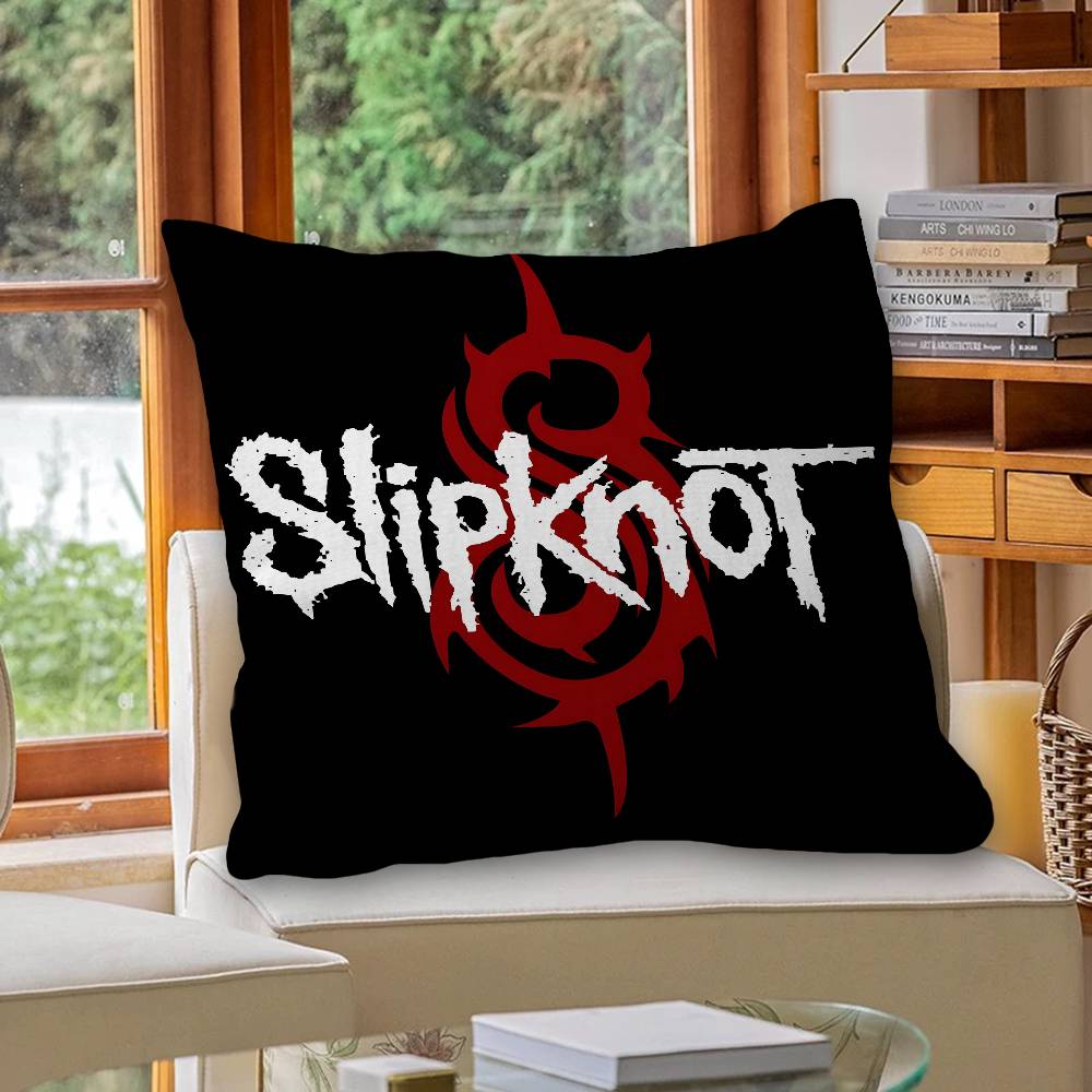 S-Slipknots Heavy Metal Band Pillow Gifts Home Office Furnishings Bedroom Sofa Car Cushion Cover Case 45X45Cm