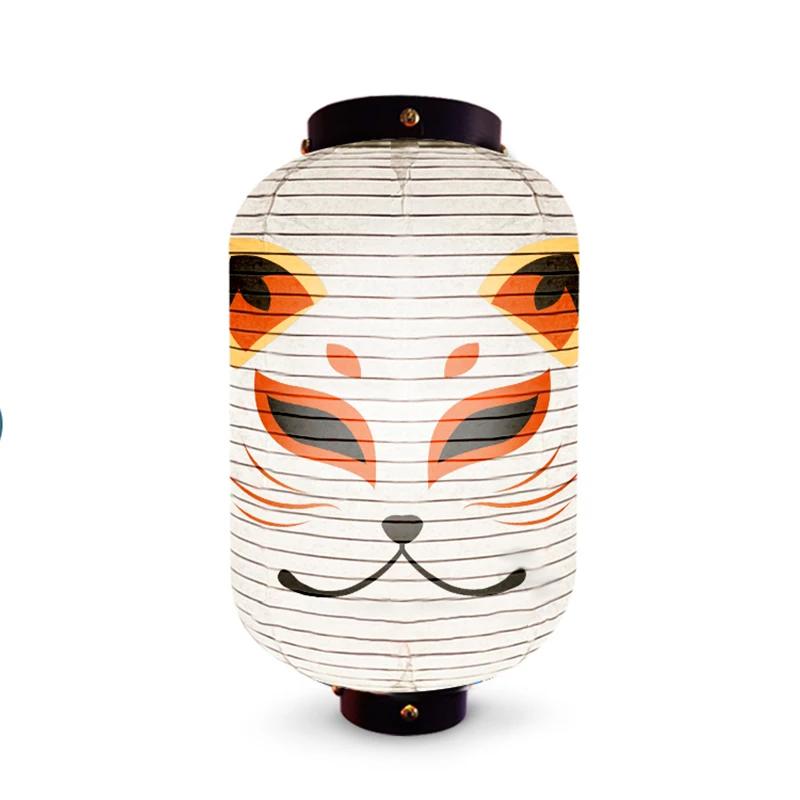 Waterproof Japanese Style Hanging Lantern Sashimi Sushi Pub Bistro Restaurant Izakaya Lantern Party Decor Grimace Lantern