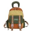 Cute Color-block Backpack For Boys And Girls Breathable Nylon School Bag