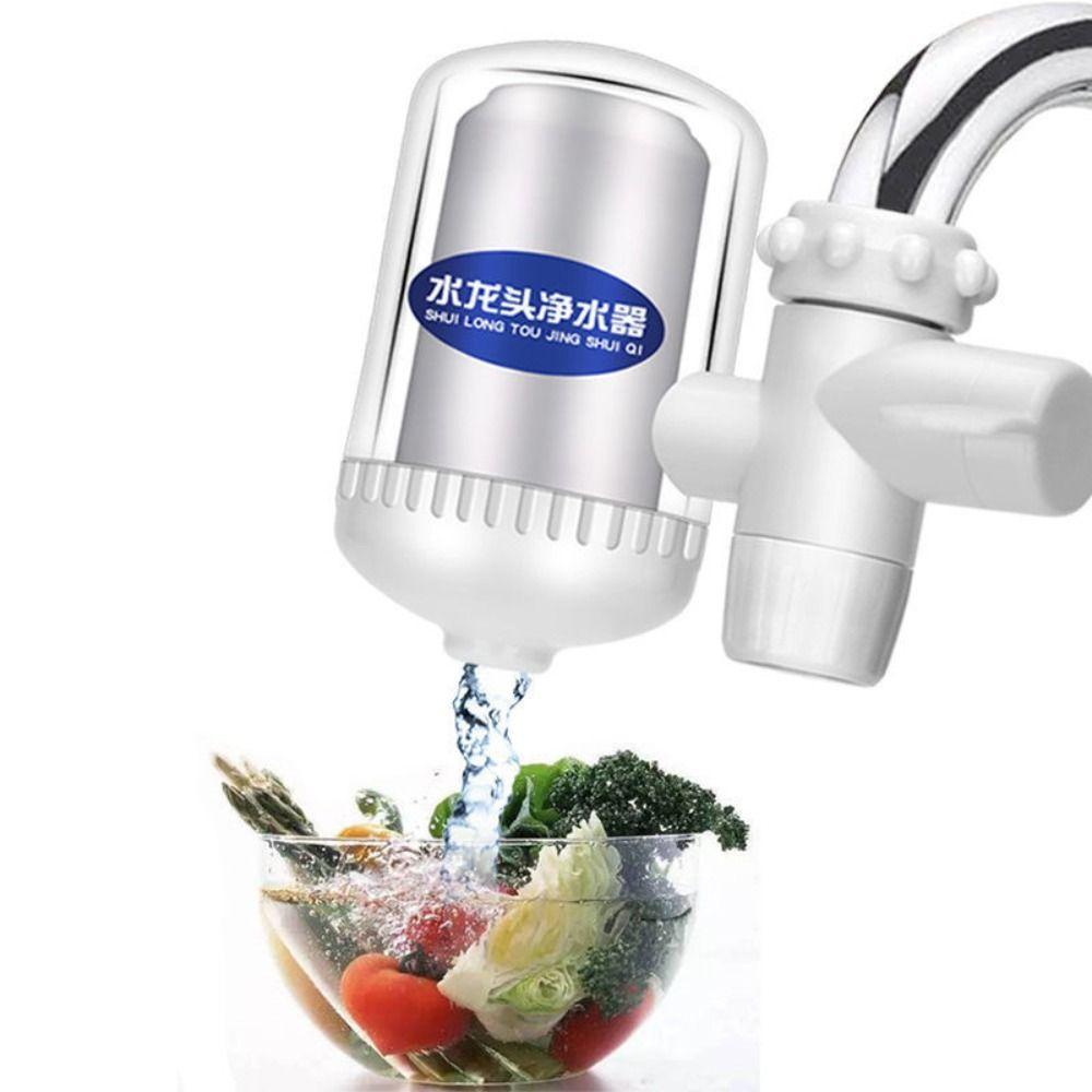 With Filter Element Tube Water Purifier Plastic Tap Filter Washable Water Filter  Kitchen