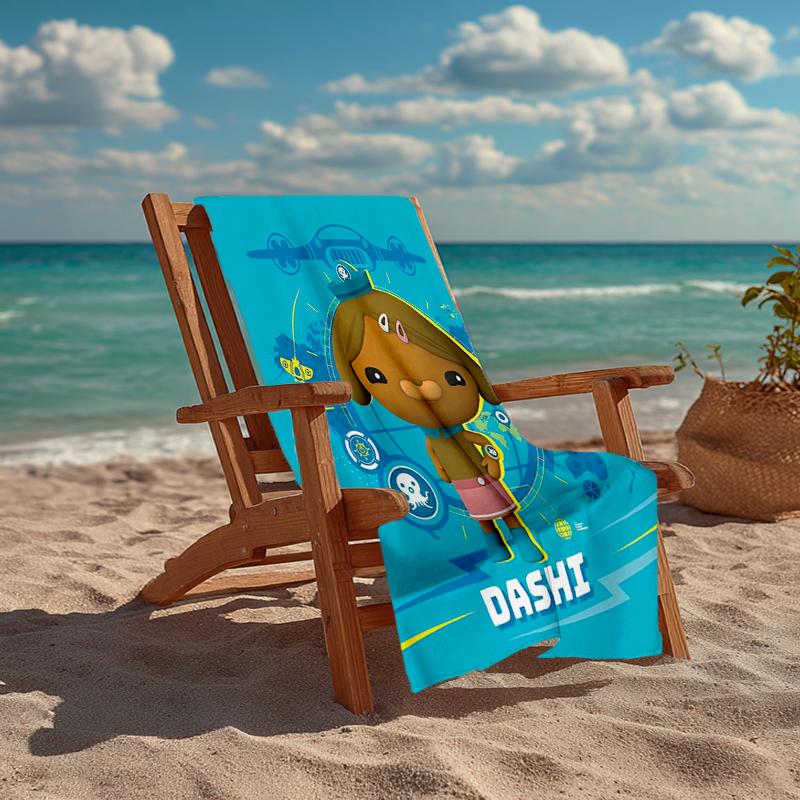 Ultra-Soft Beach Towel with Octonauts Theme,Ideal for Pool - Camping, Diving - Perfect Travel Essential, Vibrant Beach Towel.