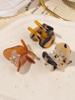 3Pcs 1 Inch Compact Hair Clips Mini Claws Clips For Thin Thick Hair Cellulose Acetate Jaw Clips For Hair Styling Tortoise Shell X