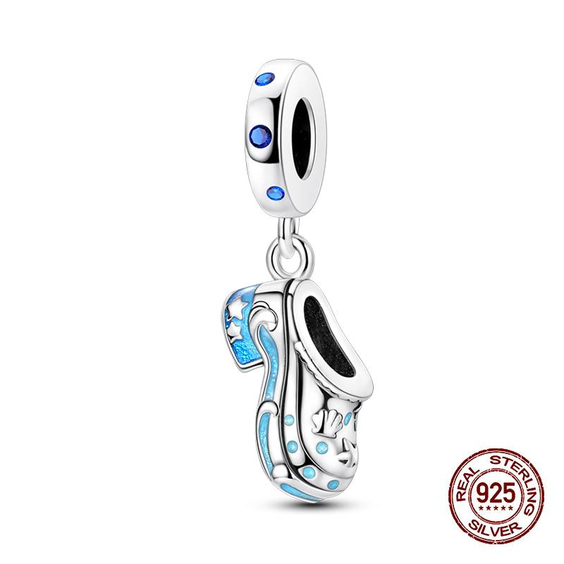 Summer Charms Copper Luminous Ocean Series Pendants Crab Whale Charms Beads Fit Original Bracelet Fine Diy Jewelry