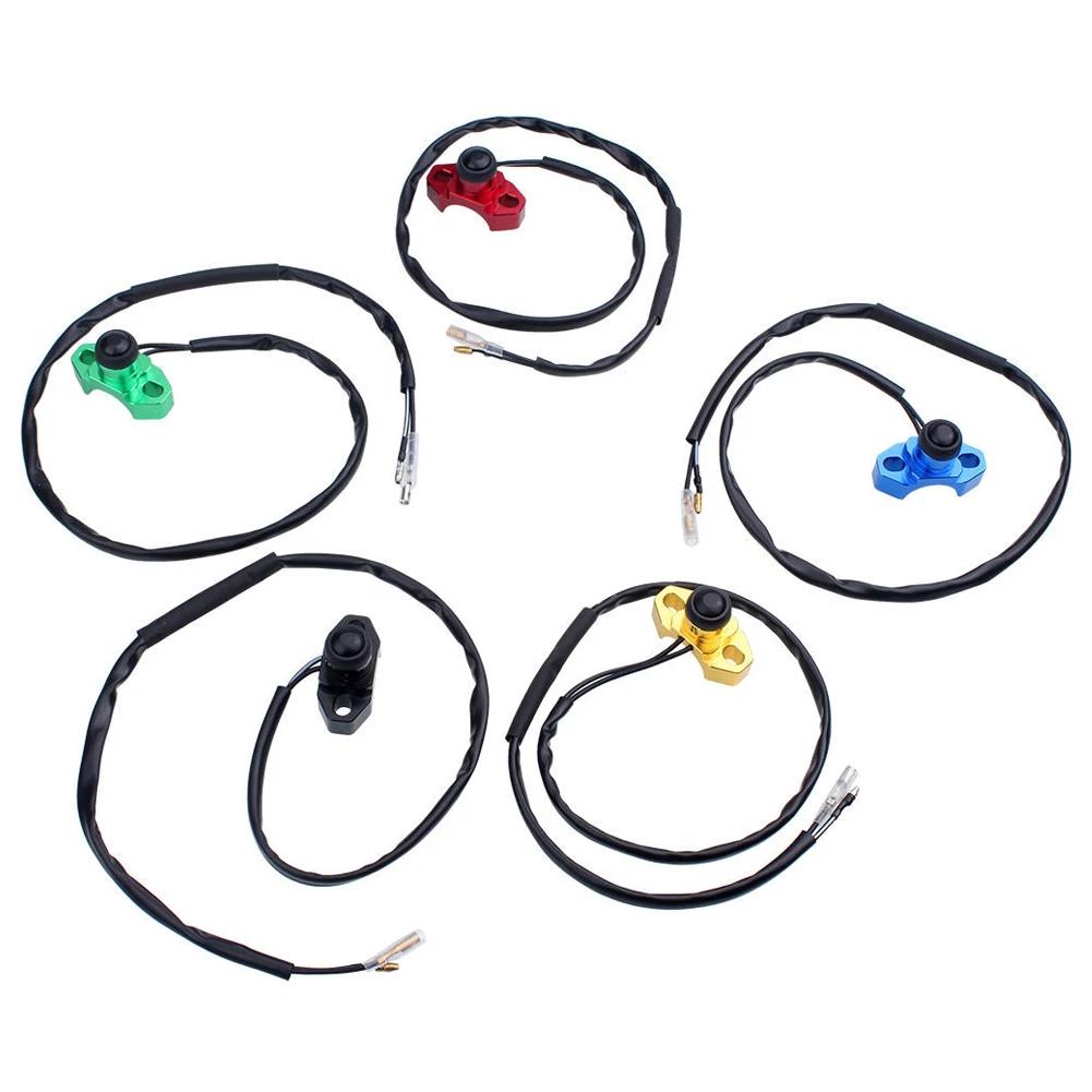 Универсальная кнопка аварийного отключения двигателя для мотоцикла с ЧПУ с вращающимся зажимом для HONDA YAMAHA YZF WRF CRF EXC XCF 125 250