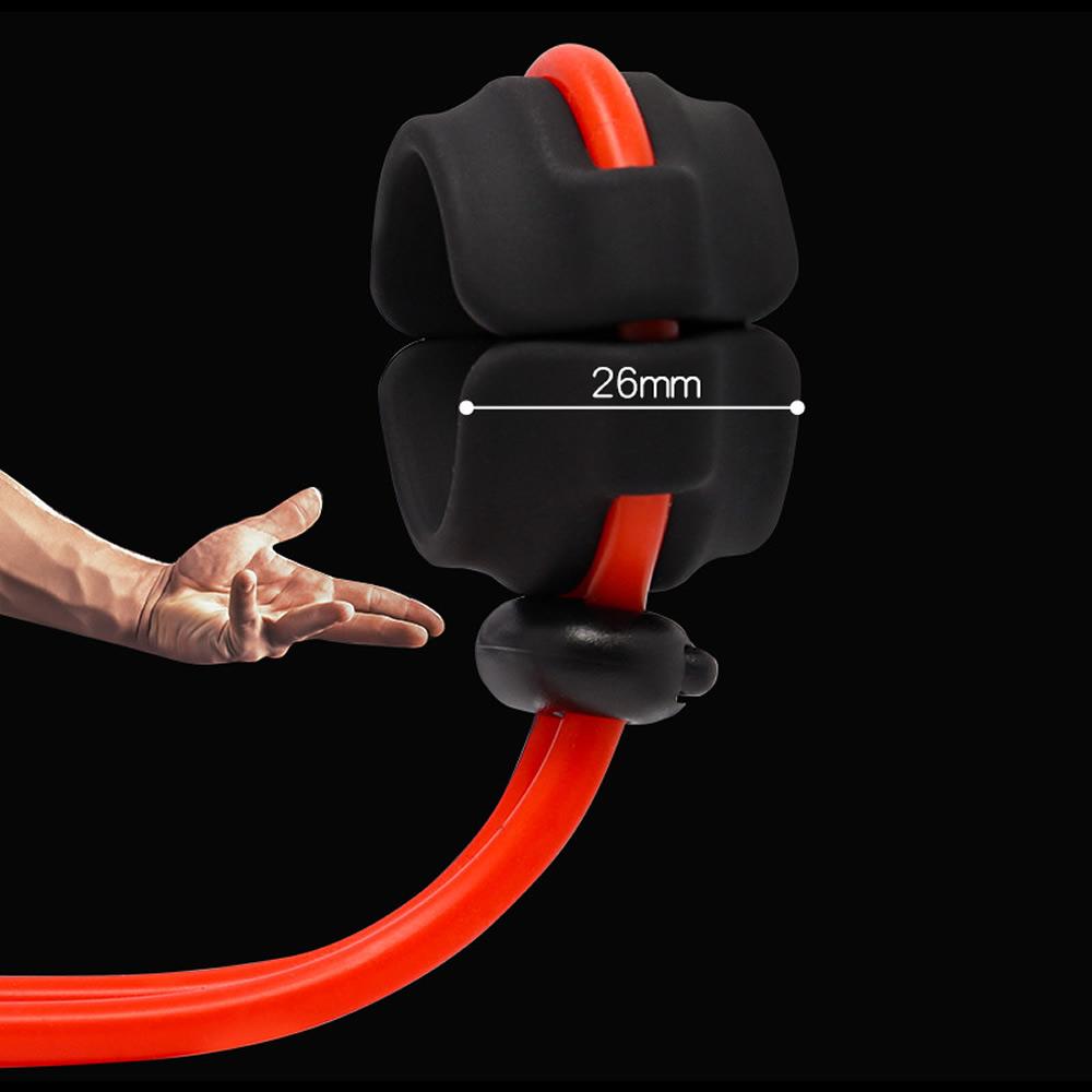 Регулируемый мужской силиконовый замок для пениса, кольцо на член, бондаж, задержка эрекции, увеличение, шарик, носилки, массажер, мужские секс-игрушки