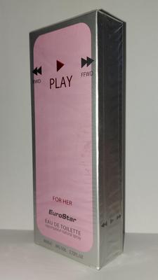 PLAY EDT 80 мл "Play For Her Pink" для женщин Розовый, Фиолетовый и Синий Цвет