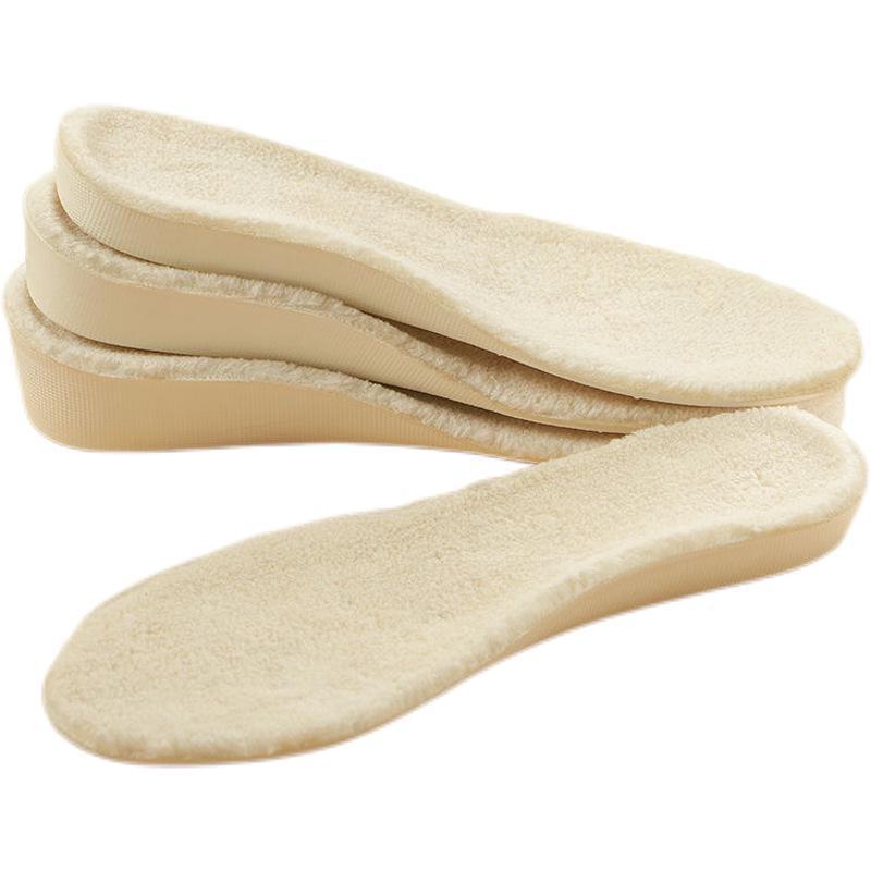 Unisex Winter Velvet Height-Increasing Insoles for Snow & Martin Boots