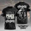 Rock Band Aerosmith 3D Print T-Shirts Men Women Short Sleeve Hip Hop T Shirt