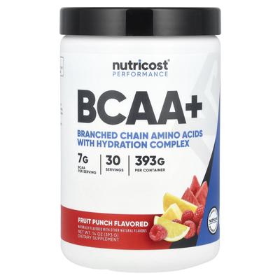 Спортивные результаты, BCAA+, Фруктовый пунш, 14 унций (393 г)