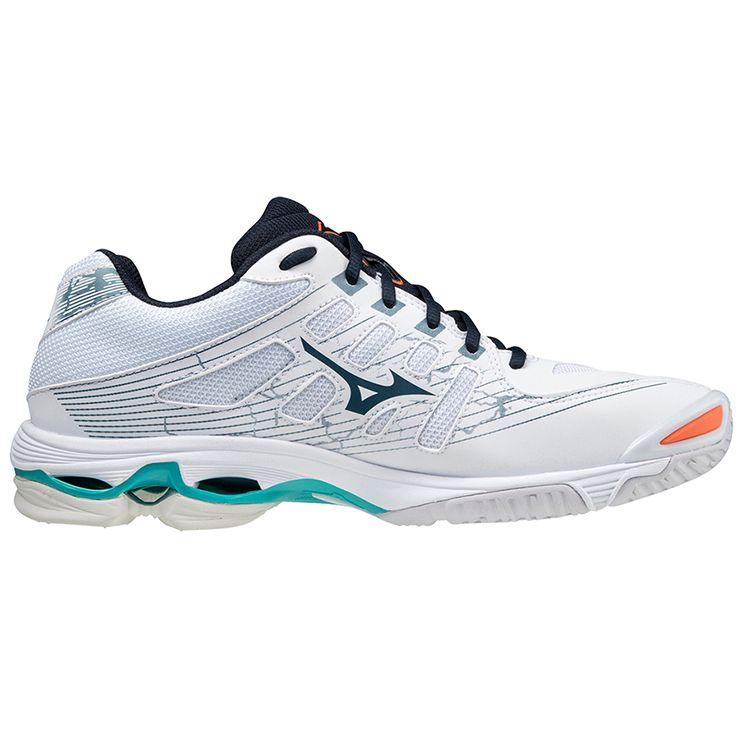 Mizuno Wave Voltage Volleyball Shoes Unisex Shoes White Gray V1GA216036