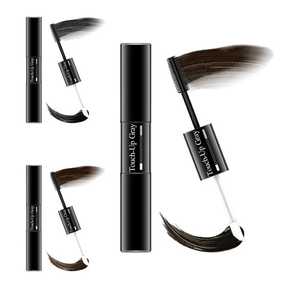 7ml Hair Dye Stick Instant Effect Double-end High Pigmented Modify Black Brown Hair Dye Pen for Beauty