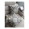 2pcs Throw Pillow Covers With Punch Embroidery