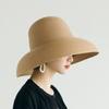 Sunscreen Hepburn Wind Sun Hat Sun Protection Straw Hat Hot Sale Folding Beach Hat  Travel