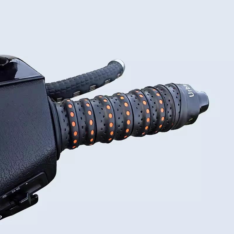 Нескользящие силиконовые мотоциклетные ручки руля – Цветные, мягкие, водонепроницаемые для лета