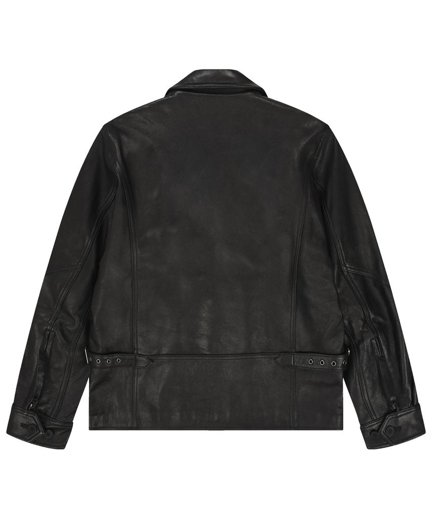 Avirex Goat Vegetable Leather Anj4 Jacket / 7835950016 Black