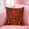 leopard print texture Cushion Cover Pillow Case Soft Friendly Fabric  Concealed Zipper