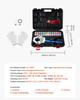 Hydraulic Hose Crimper, Hydra-Krimp AC Hose Crimper Kit with 7 Dies Snap-On, Integral Manual Hydraulic A/C Hoses Crimping Tool for Automotive & Air