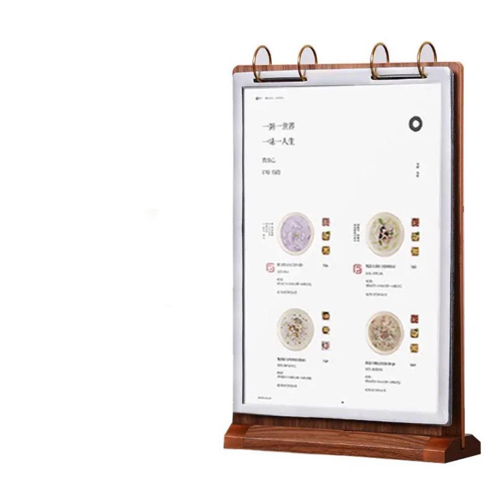 Вкладыш для меню Держатель для карточек Многостраничный держатель для вывесок Дисплей Стенд для рекламы Дисплей Стенд для званого ужина