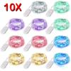 10x 3M 5M Copper Wire LED String Lights Battery Operated Holiday Lighting Fairy Garland for Christmas Tree Wedding Party Decor