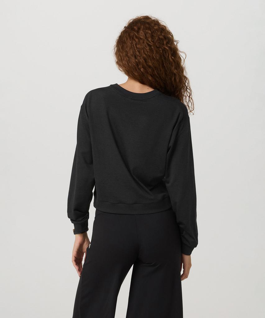VUORI [Female] Halo Modern Crew_Black Vr26120016