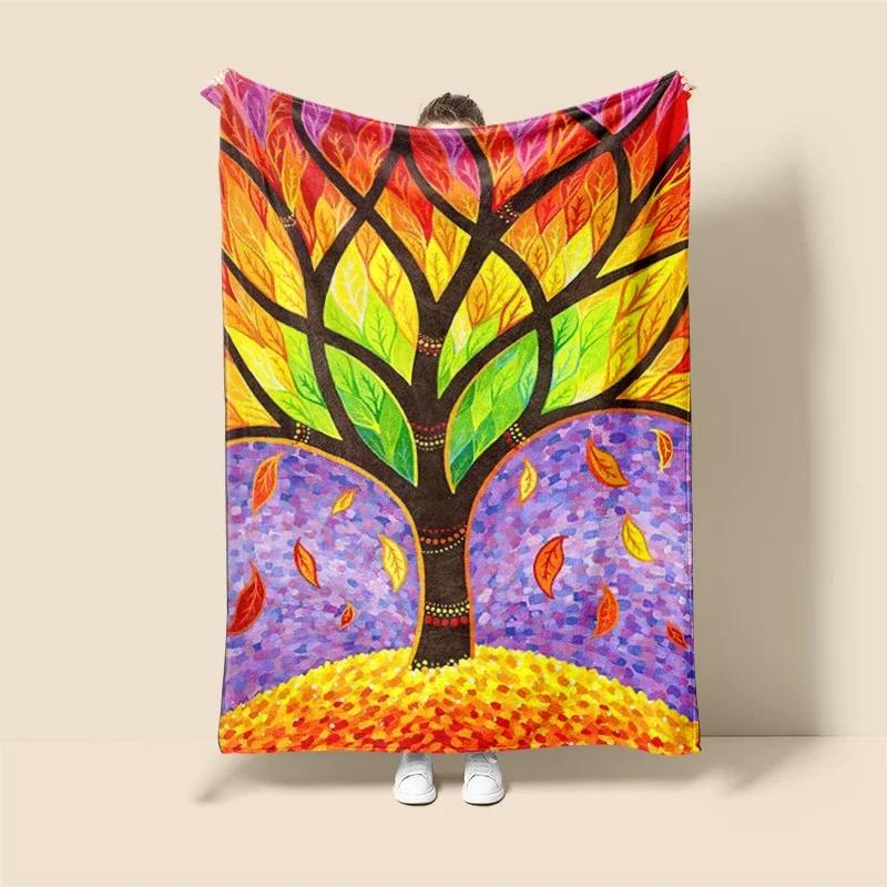 Plush Throw Blanket for Sofa or Bed Natural Animal Prints Soft Thick Cozy Winter Blanket