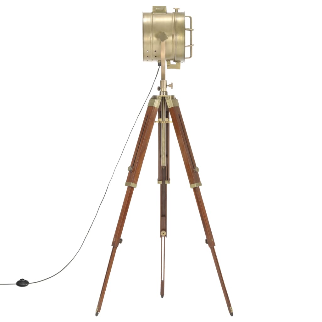 Tripod Floor Lamp Solid Mango Wood 165 cm