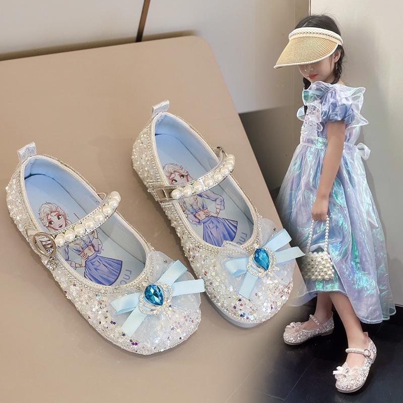Обувь Zapatos NiñaGirl Модная детская кожаная обувь Туфли принцессы с бриллиантами в виде бантов Туфли Мэри Джейн Модная детская обувь Туфли Лолиты