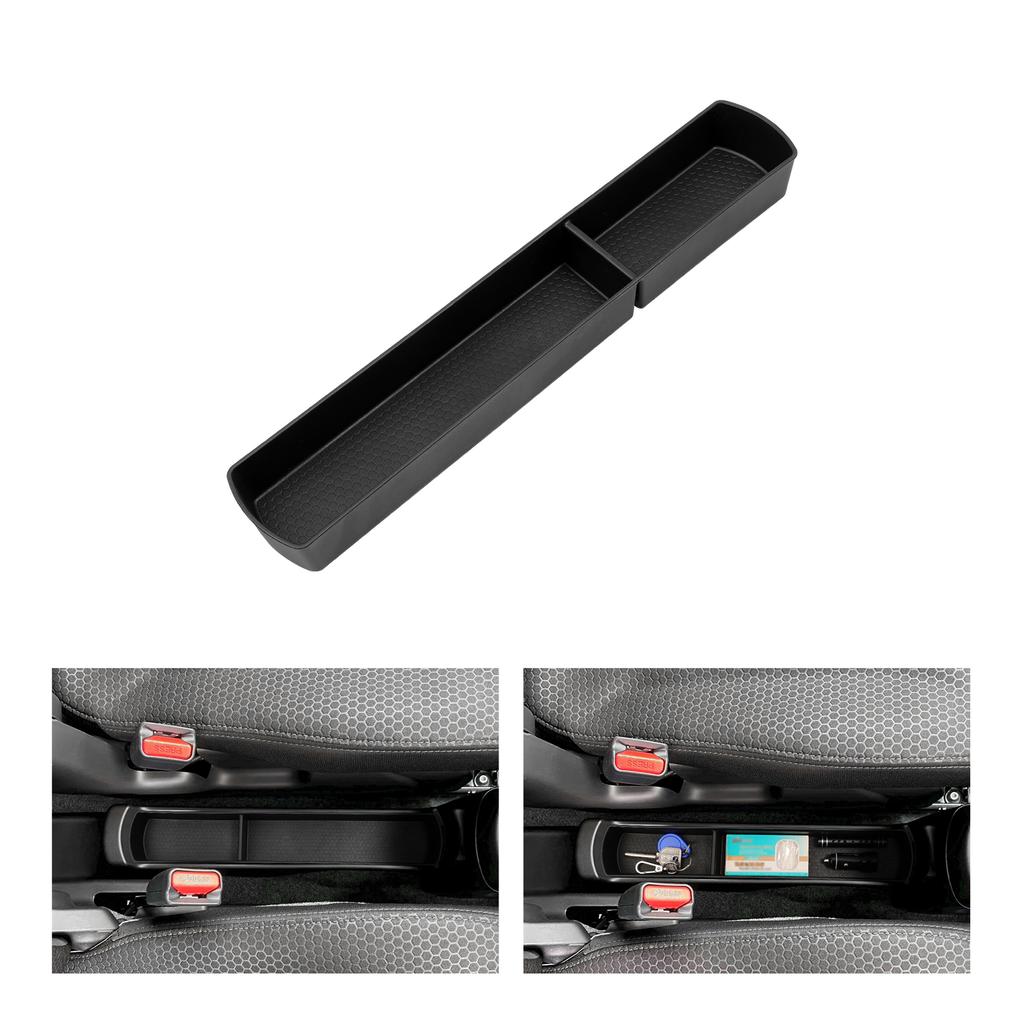 Для Suzuki HUSTLER 2021-2025 Ящик для хранения нижнего яруса центральной консоли, Органайзер для центрального лотка автомобиля, Аксессуары для наведения порядка, Черный