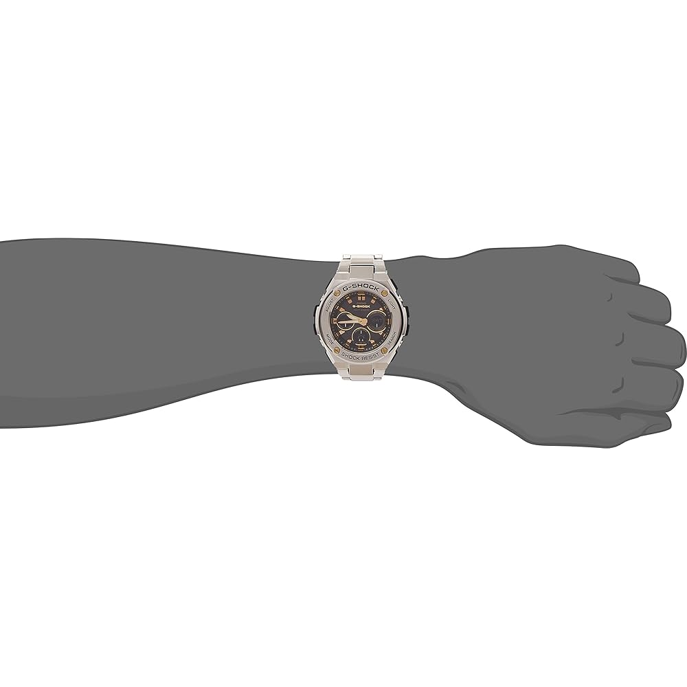 Casio G-Shock G-Steel Solar Radio Men's Watch GST-W310D-1A9JF Stainless Steel Black Dial