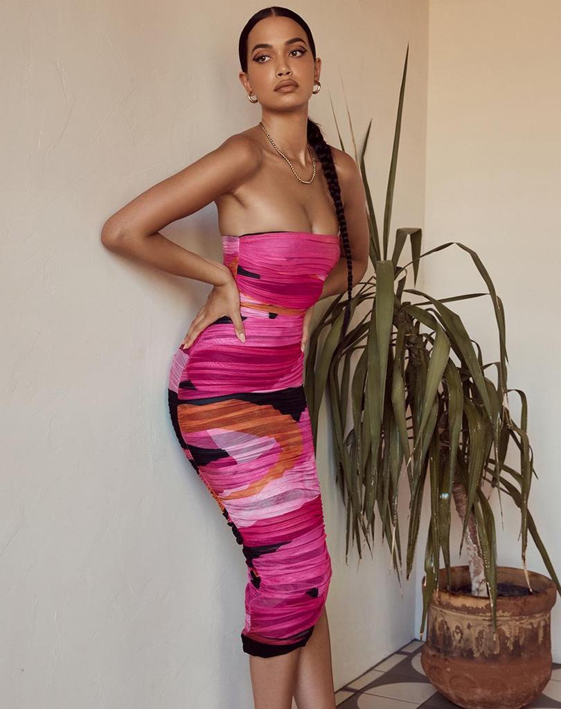 Женское сексуальное платье-футляр с принтом в европейском и американском стиле