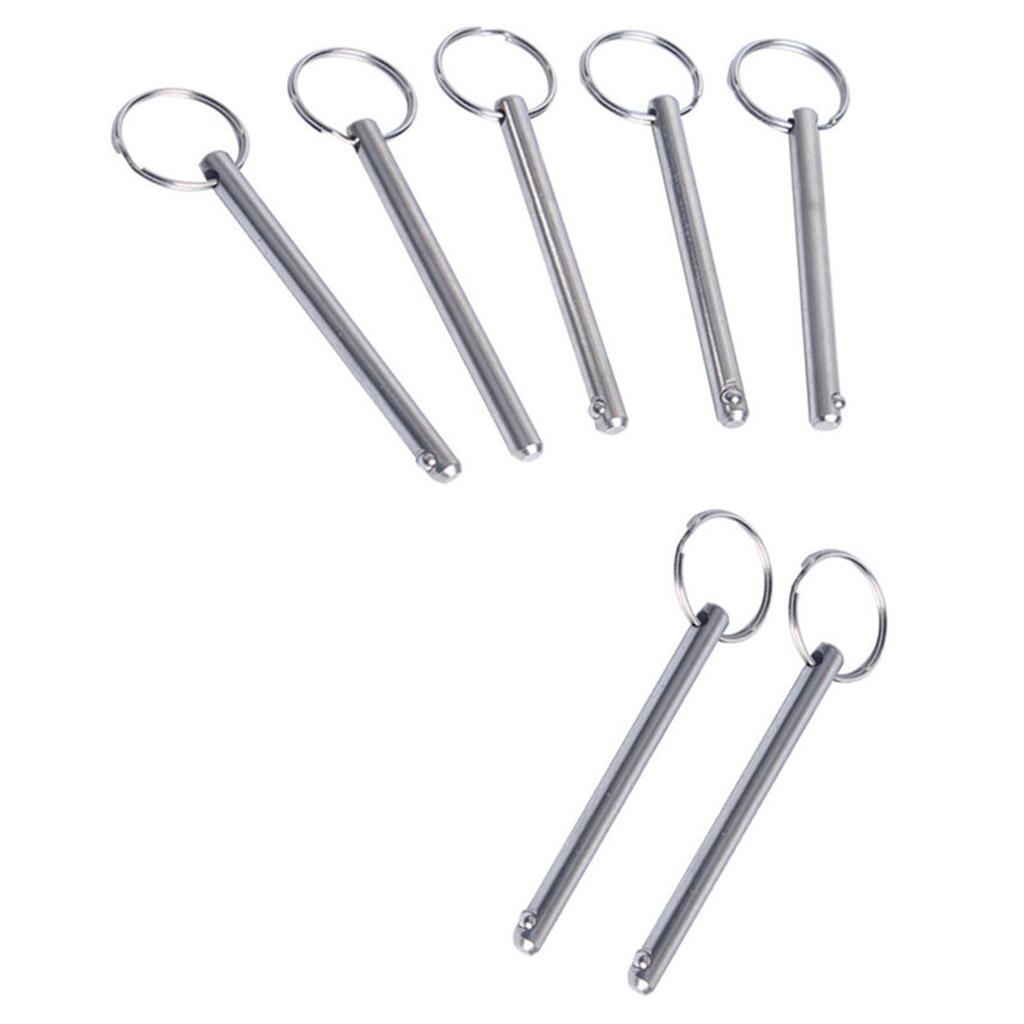 Pack Of 10 Carbon Steel Quick Release Pins 8x60mm Ball Head Locking Pin for Easy and Durable Use
