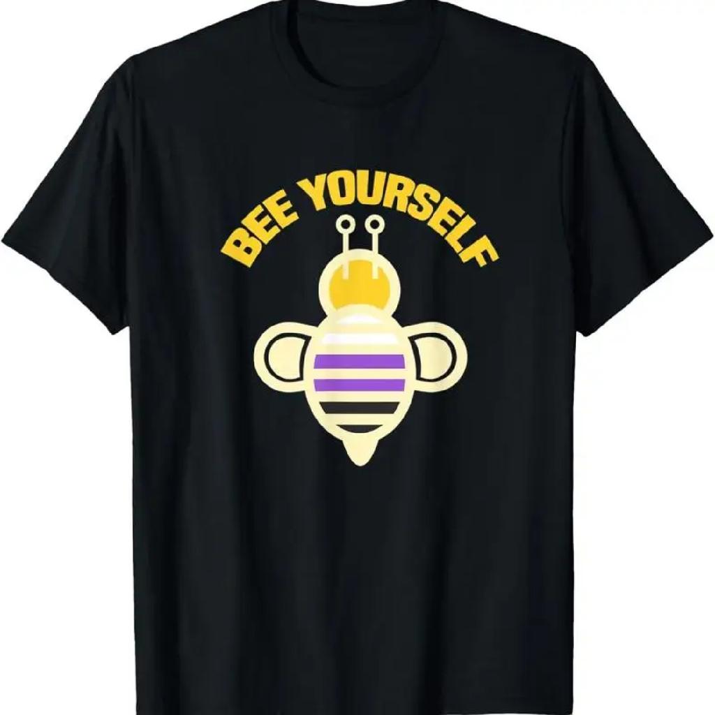 Bee Yourself Non Binary Genderqueer Transgender LGBTQIA T Shirt