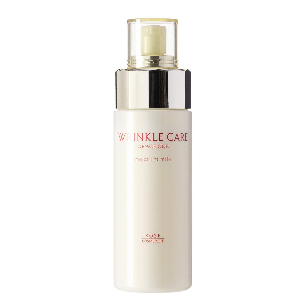 Grace One Молочко-эмульсия для ухода за кожей с морщинами Moist Lift Wrinkle Skin KOSE - Улучшение, Ниацинамид, Укрепление, Сияние, Улучшение цвета лица, Антивозрастной крем, 130 мл,