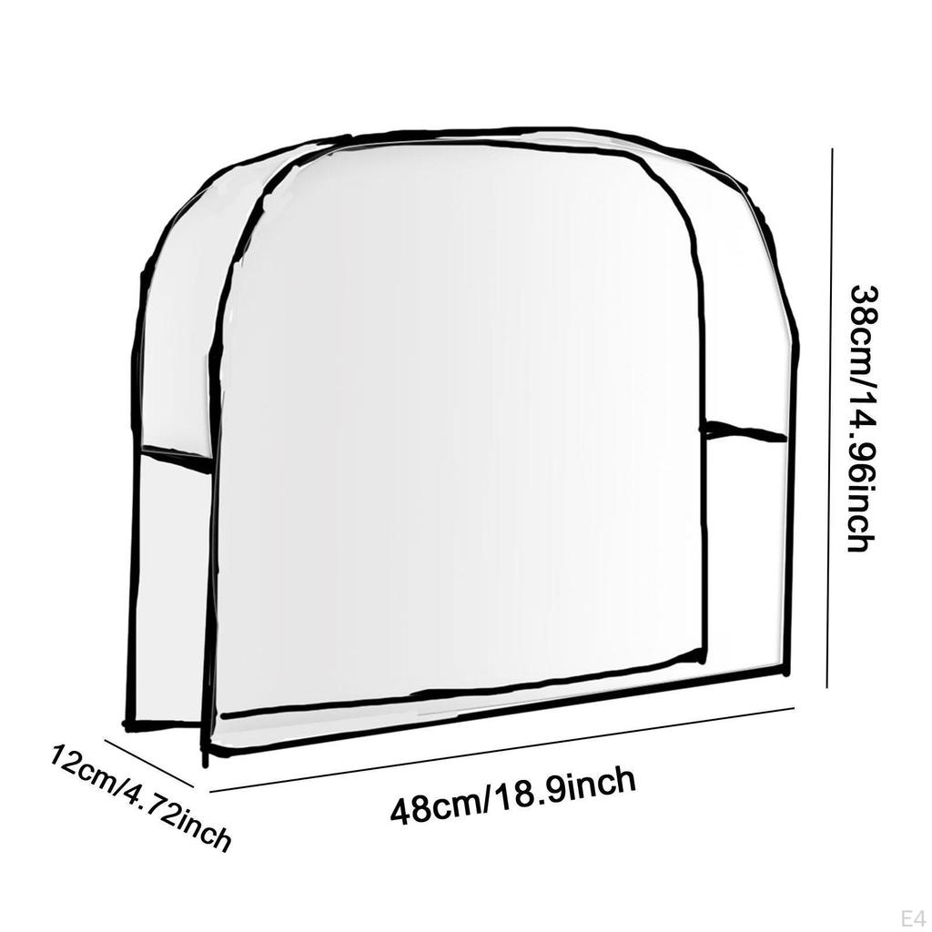 Чехол для спинки кресла парикмахерской из ПВХ, профессиональный прозрачный, предотвращает повреждения, протектор