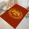 Roman Eagle Symbol SPQR Carpet in Red and Gold, Home Decor Rug Suitable for use as an anti-slip for living room bedroom sofas