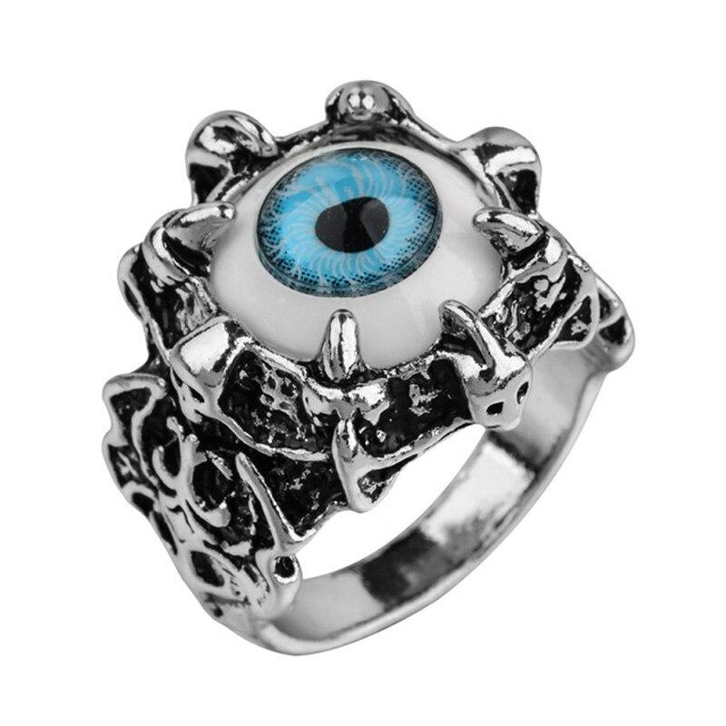 Creative Fashion Vintage Dragon Claw Evil Eye Ring for Men and Women Finger Decor Jewelry Gift