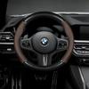 Для Bmw M2 M3 M4 F10 F11 F15 F16 F20 F21 F25 F30 F31 F80 328I 530I 730I X1 X3 X5 Кожаная накладка на руль автомобиля из углеродного волокна